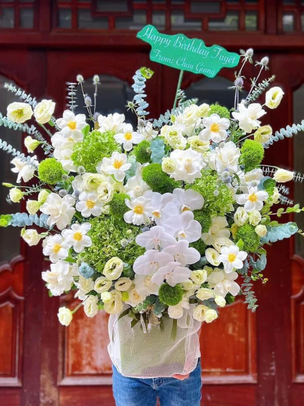 Giỏ hoa mừng khai trương