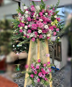 Kệ Hoa Khai Trương Phú Quý