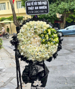 Lẵng hoa viếng nguyệt quế