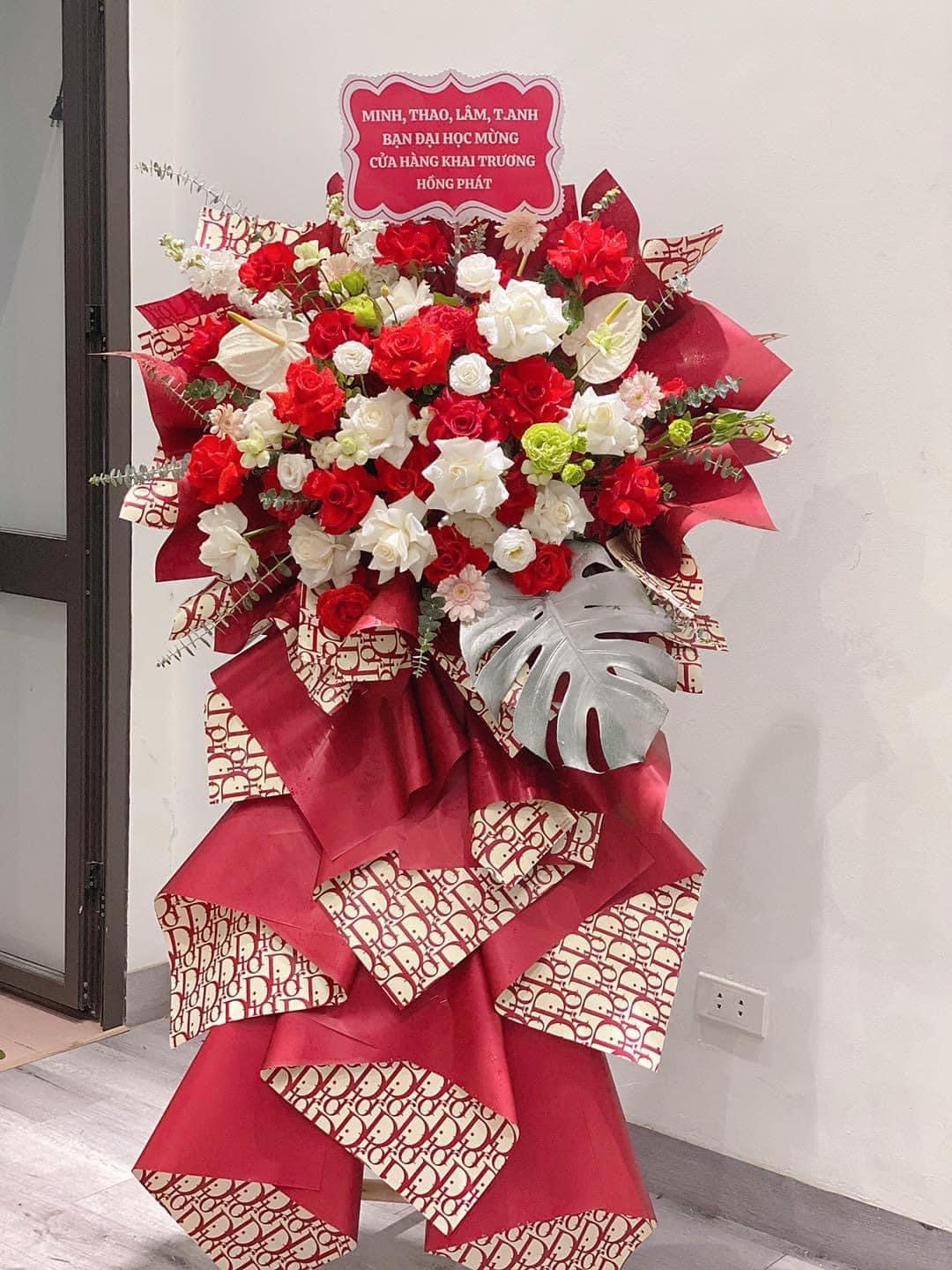 Kệ hoa chúc mừng khai trương