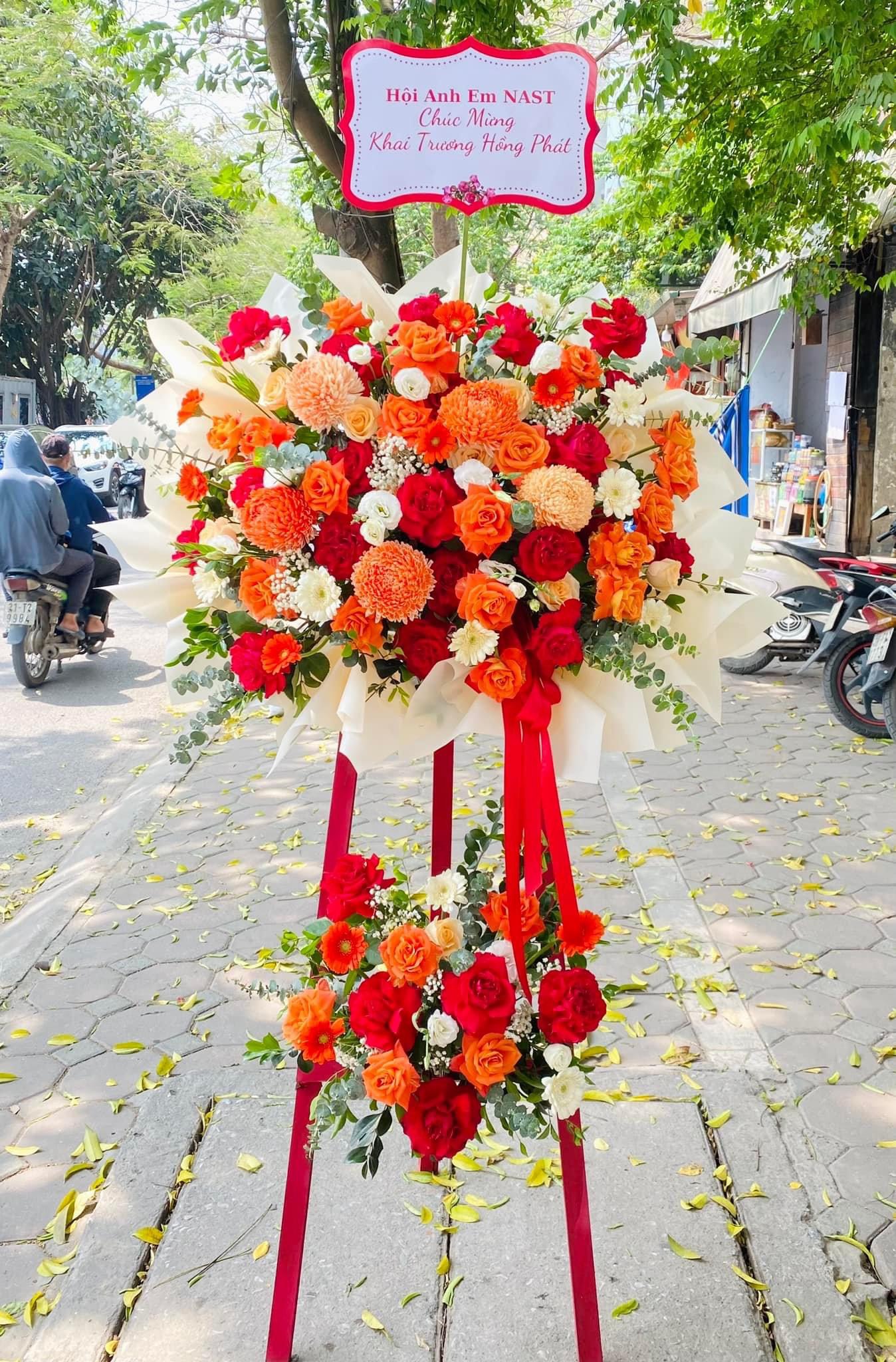 Kệ hoa chúc mừng khai trương