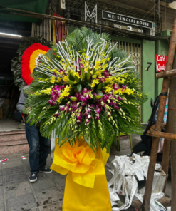 Lẵng hoa Lan đám tang