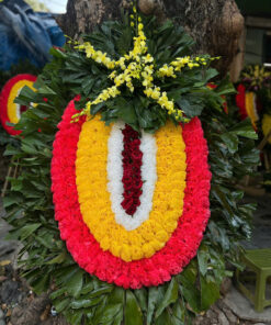 Vòng hoa viếng đầu lan sang trọng
