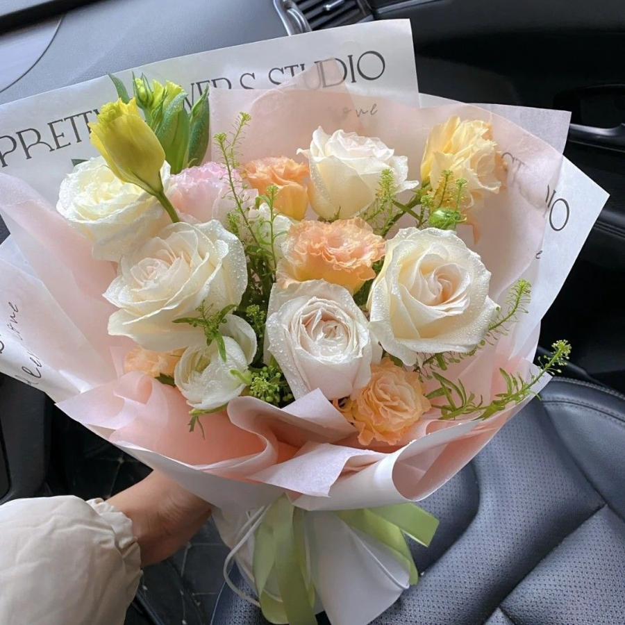 bó hoa sinh nhật để tặng vợ