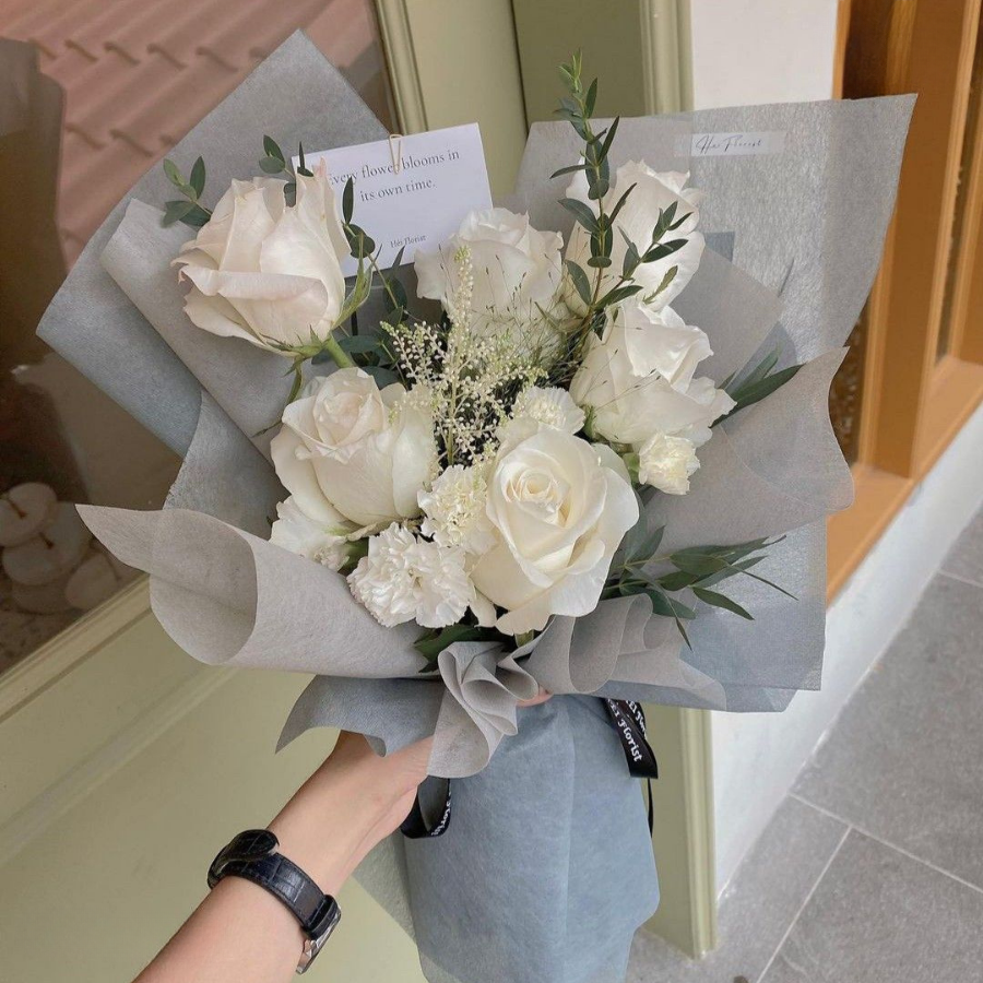 bó hoa sinh nhật để tặng vợ