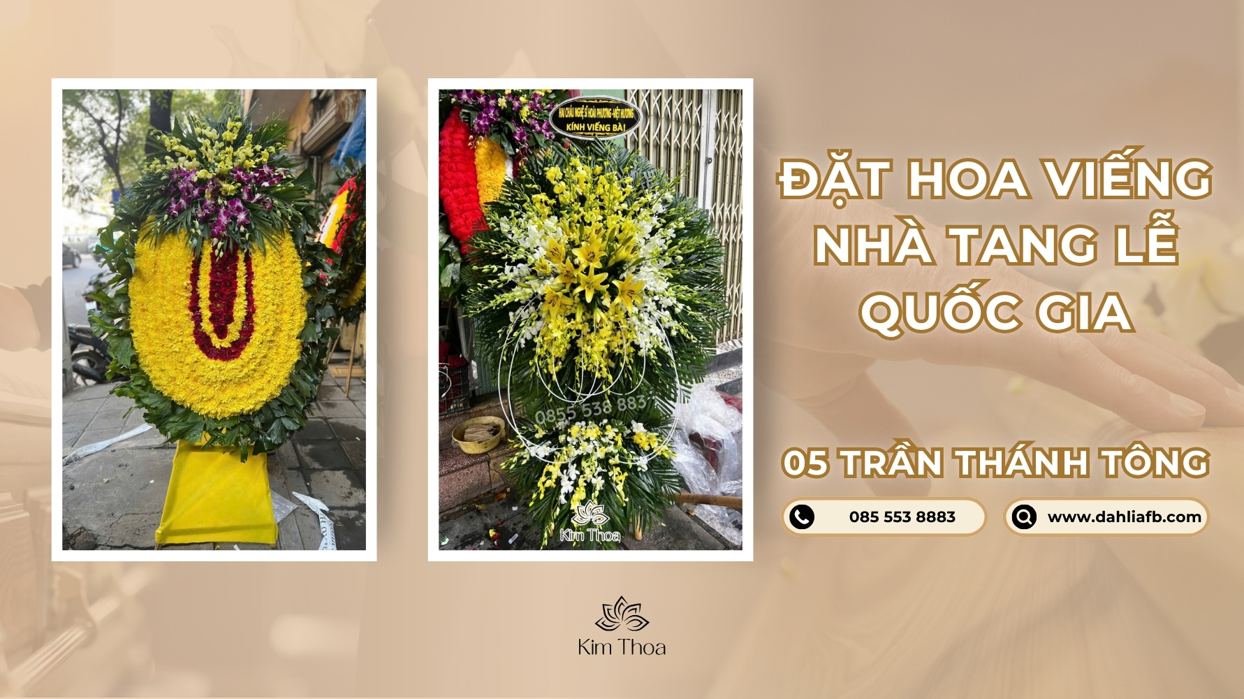 Hoa viếng NTL Quốc Gia